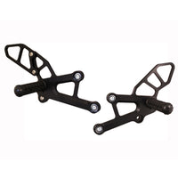 05-0375 Honda CBR250R/300R Adjustable Standard Rearset Kit - STD Shift Only