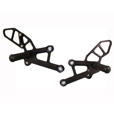 05-0375 Honda CBR250R/300R Adjustable Standard Rearset Kit - STD Shift Only