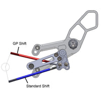 05-0403B Yamaha R3 Rearset  - STD Shift