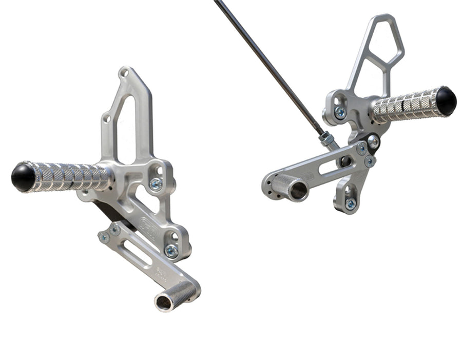 05-0407B Yamaha FZ07/MT07/XSR700 Rearset - Silver