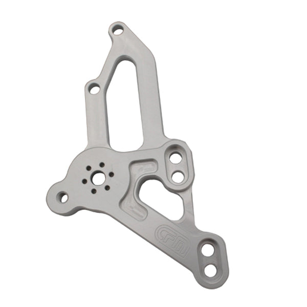 Woodcraft RHS Bracket - Silver — Yamaha MT-07