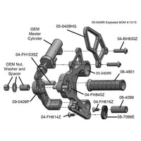 05-0409B Yamaha FZ09/FJ09/XSR900 Rearset