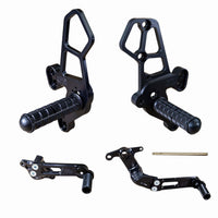 05-0419B Yamaha MT09, XSR900 Rearset Kit, Complete W/Pedals