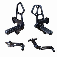 05-0419B Yamaha MT09, XSR900 Rearset Kit, Complete W/Pedals