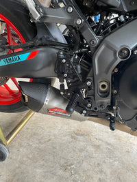 05-0419B Yamaha MT09, XSR900 Rearset Kit, Complete W/Pedals