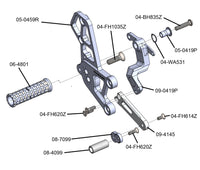05-0459B Yamaha R9 Rearset Complete - STD/GP Shift