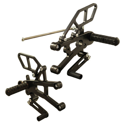 05-0502B 2013-17 Triumph Daytona 675 Rearset  - STD Shift w/o QS