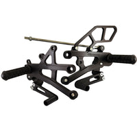 05-0509B Triumph Street Triple Rearset Kit, STD Shift W/O QS - Complete W/Shift and Brake Pedals
