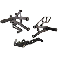 05-0511B Triumph Daytona 675/Street Triple Rearset  - GP Shift w/o QS - RACE ONLY (No Side Stand)