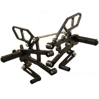 05-0513B Triumph Street Triple 765 Rearsets - STD Shift w/o QS