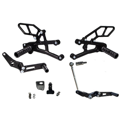 05-0518B Triumph Daytona Moto 2 Complete Rearset Kit w/Pedals