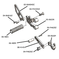 05-0625B Ducati 749/999 Complete Rearset