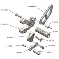 05-0625 Ducati 749/999 Rearet w/Shift Pedal