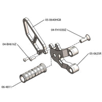 05-0625 Ducati 749/999 Rearet w/Shift Pedal