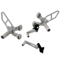 05-0640BA Ducati 848/1098/1198/848 EVO Complete Rearset - Clear
