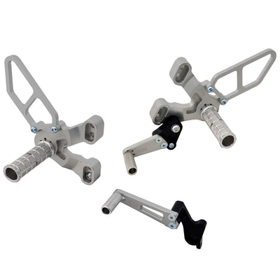 05-0640BA Ducati 848/1098/1198/848 EVO Complete Rearset - Clear