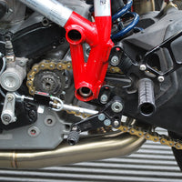 05-0640B Ducati 848/1098/1198/848 Evo Complete Rearset  - Black
