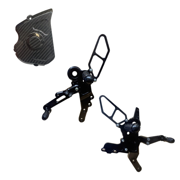 Woodcraft Rearset Kit - STD Shift — Ducati Hypermotard 698 Mono