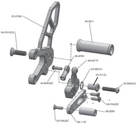 05-0741B 2011-16 Aprilia RSV4 APRC/Tuono V4 GP  Shift Complete Rearset