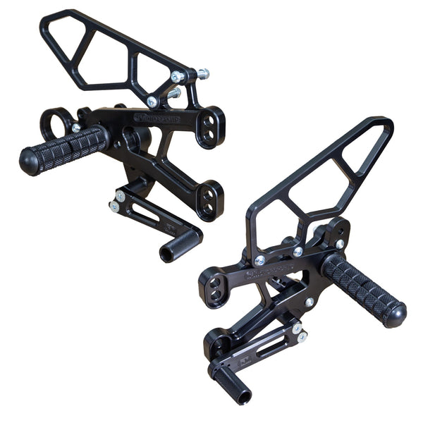 Woodcraft STD Shift Complete Rearset — 2009-2014 BMW S1000RR / S1000R