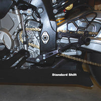 05-0752B 2009-14 BMW S1000RR, 2014-16 S1000R Complete Rearset  RACE ONLY