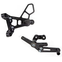 05-0757B BMW S1000RR Complete Rearset w/ Pedals - STD/GP Shift