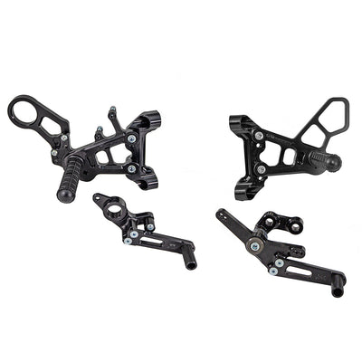 05-0757B BMW S1000RR Complete Rearset w/ Pedals - STD/GP Shift