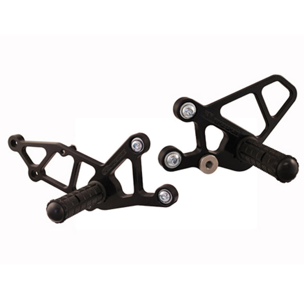Woodcraft Rearset Kit — Kawasaki Ninja 250 / Ninja 300