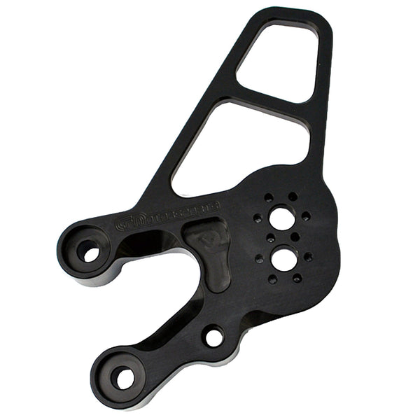 Woodcraft LHS Eccentric Rearset Brkt — 2008-2012 Kawasaki Ninja 250