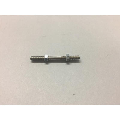 07-0235 Shift Rod, Male SS, 2.35", Free-Flow Nuts (Honda Grom GP Shft)