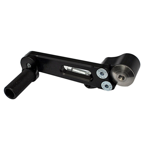 Woodcraft Eccentric Shift Pedal Assembly with Folding Toe Peg — 2014-2015 Yamaha MT-09