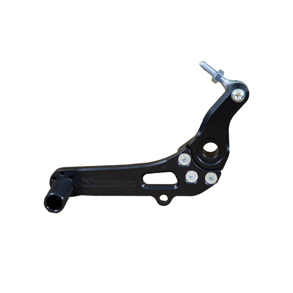 Woodcraft Std Shift Pedal Assembly Black, Eccentric — 2017 Yamaha YZF-R6