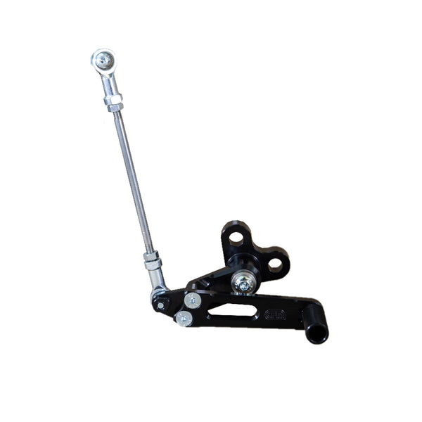 Woodcraft Shift Conversion Kit, GP Shift RACE USE ONLY — 2013-2017 Triumph Daytona 675