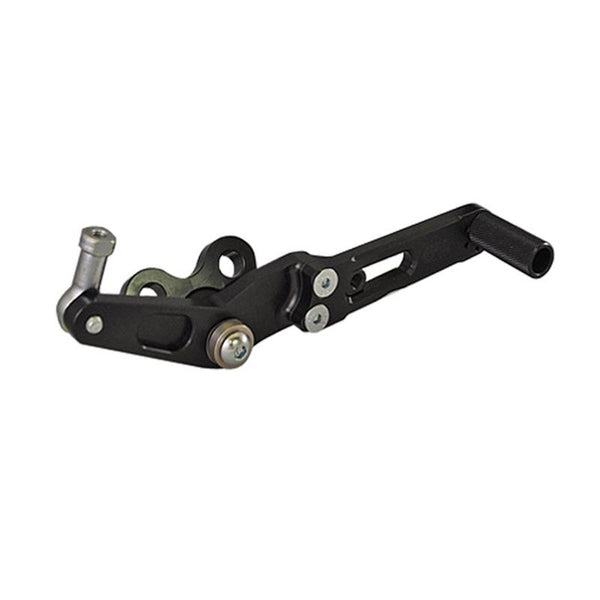 Woodcraft Race GP Shift Conversion, with quickshifter — 2006-2012 Triumph Daytona 675
