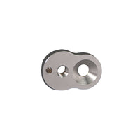 08-7099EA Eccentric Toe Peg Base, Silver