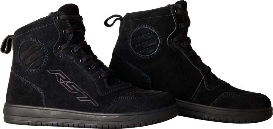 Women's HiTop Moto Sneaker CE Boots — Black
