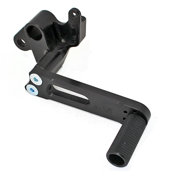 Woodcraft Brake Pedal Assembly, Adjustable Toepeg — 2015-2019 Yamaha YZF-R3
