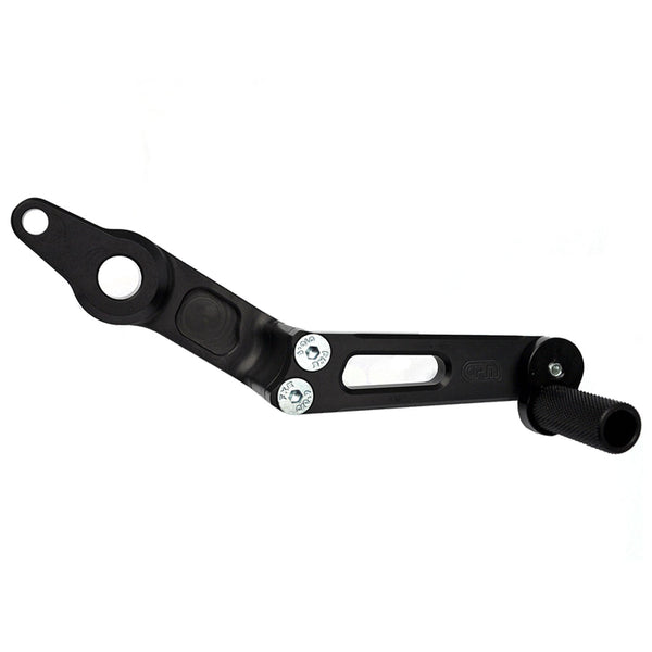 Woodcraft Eccentric Brake Pedal Assembly with Folding Toe Peg — 2014-2015 Yamaha MT-09