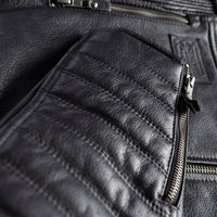 Women's Hoyden Leather Jacket — Black