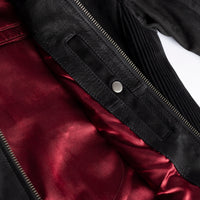 Women's Hoyden Leather Jacket — Black