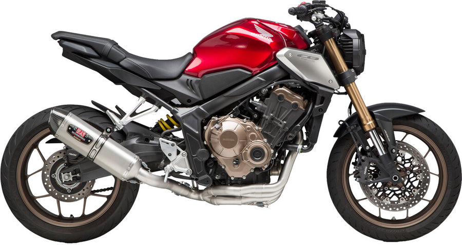 Yoshimura Race R-77 Stainless Full Exhaust w/ Stainless Muffler, Honda CB650R 2019–2025
