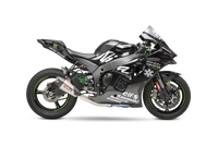 Yoshimura Race AT2 Stainless 3/4 Exhaust w/ Stainless Muffler, Kawasaki ZX-10R 2021–2026