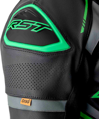 S-1 D3O Leather Suit — Black