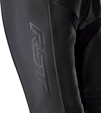 T2 D3O Leather Pants — Black