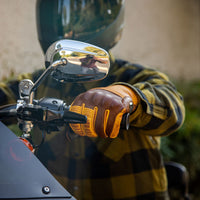 Bully Short Cuff Leather Gloves — Black