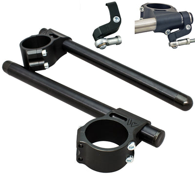 Ducati Panigale 57mm Clip-ons with Damper Bracket w/ BXL