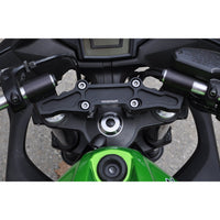 Clipon Adapter Plate w/ Black Bars Kawasaki NINJA 650 2006-2016, ER6N 2009-2011