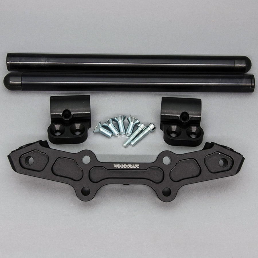 Clipon Adapter Plate w/ Std. Black Bars Yamaha FZ-07 2015-17, MT-07 2018-20