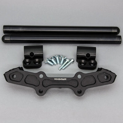 Clipon Adapter Plate w/ Std. Black Bars Yamaha FZ-07 2015-17, MT-07 2018-20