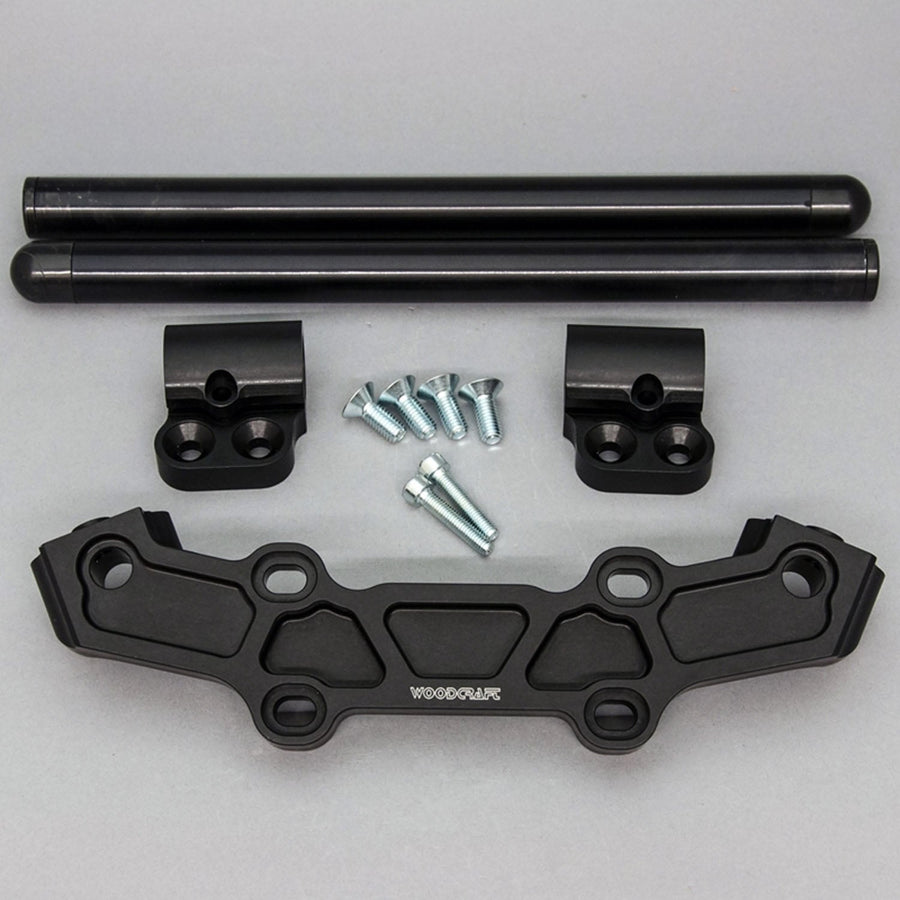 Clipon Adapter Plate w/ XL Black Bars Yamaha 2017 FZ-09, MT-09, XSR900 2022-25